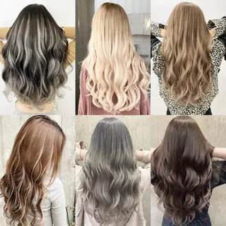 ロング カラー ヘアアレンジ TATSUYA アートディレクターのヘアスタイル