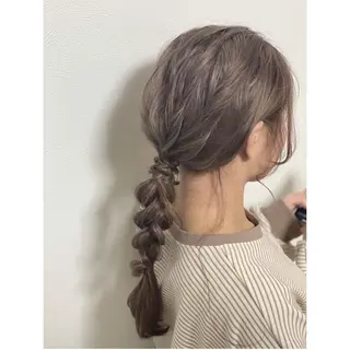 ロング ヘアアレンジ 岡山 愛のヘアスタイル