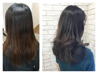 セミロング カラー boutique misakiのヘアスタイル