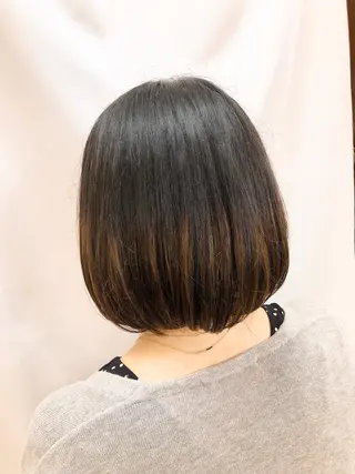 ミディアム カラー 髪質改善✨石塚 真梨奈のヘアスタイル
