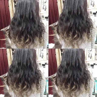 セミロング ロング カラー boutique misakiのヘアスタイル
