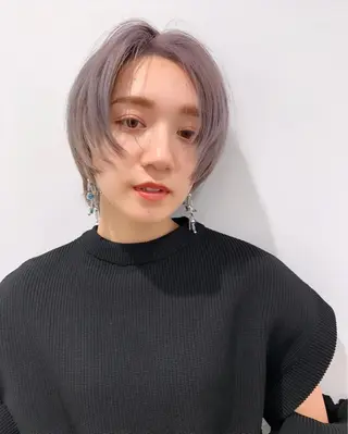 ショート カラー yuga/ パーマのヘアスタイル