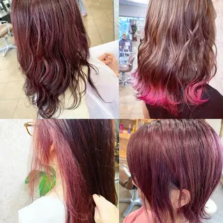カラー Ripps長居所属・メテオ ／ヘアカラー 西川菜実のヘアスタイル