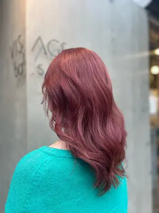 セミロング カラー ブリーチカラー🫧 いぐち しょうた🫧のヘアスタイル