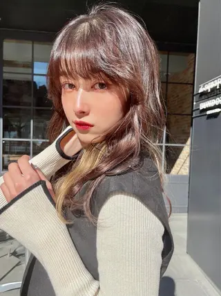 ロング カラー 美容室sand 横浜のヘアスタイル