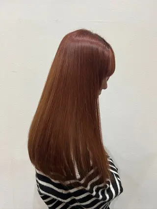 ロング カラー 中谷 あずみのヘアスタイル