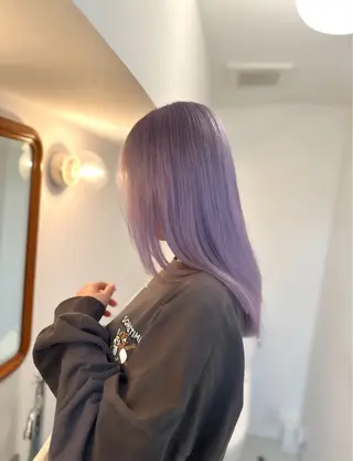 ミディアム DX渋谷所属・カラー特化美容師 サトウリュウマのヘアスタイル