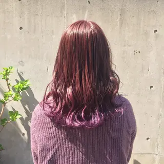 セミロング カラー 柔らかいcolor 🌿harukaのヘアスタイル
