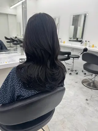 セミロング カラー 💖透明感カラー＆暗 髪専門💖Akariのヘアスタイル