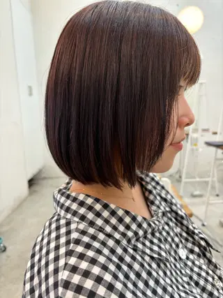 ミディアム 大木 華のヘアスタイル