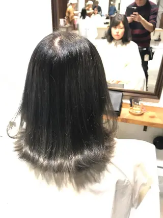 ミディアム カラー パーマ ヘアアレンジ メンズ キッズ Forest. -髪質改善-のヘアスタイル