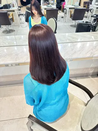 セミロング honoca 🤍のヘアスタイル