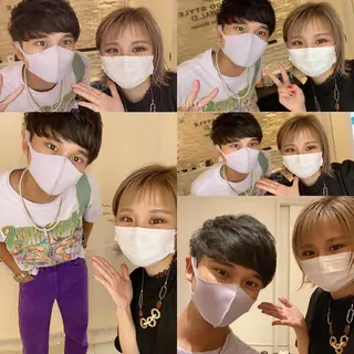 ショート カラー メンズ キッズ ショート、ボブなら お任せ❤️石川由美のヘアスタイル