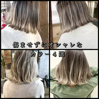ミディアム カラー 外国人風ヘア スペシャリスト★高沼のヘアスタイル