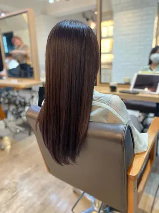 ロング カラー ヨシダ フミノリのヘアスタイル