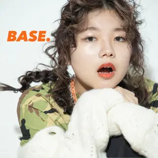 セミロング しもかわ かほのヘアスタイル