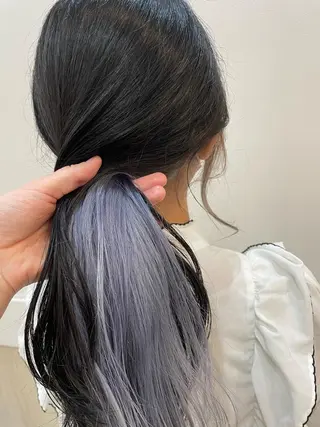 ロング カラー ヘアアレンジ リリー /Men's/パーマのヘアスタイル