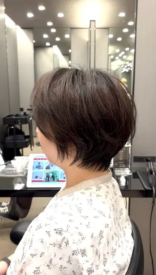 ショート HARUKI  MINATO Japan広島紙屋町店所属・hmj紙屋町店 脊戸智志のヘアスタイル