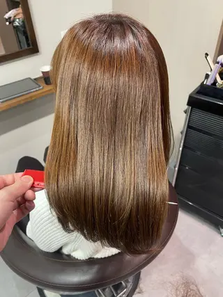 ミディアム カラー 飯村 友亮のヘアスタイル