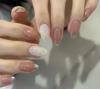 ネイル By moonネイル 🌷ワンホン/韓国風のネイルデザイン