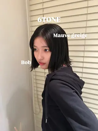 ショート カラー 似合わせ🕰️銀座 /Kaoruko🌱のヘアスタイル