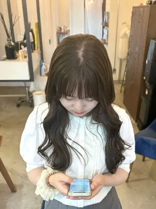 ロング カラー 堀出 芽衣/垢抜け/美髪のヘアスタイル