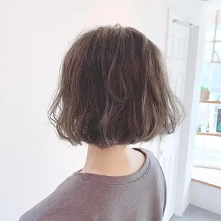 ショート カラー パーマ ヘアアレンジ JYUNESU表参道所属・似合わせhair🔸 アサダ タカコ🔸のヘアスタイル