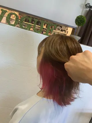 ショート カラー 🌿ストレート🌿 髪質改善☘️シュウヤのヘアスタイル