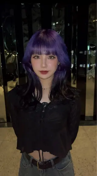 セミロング 🎀ハイトーン特化 konomi🎀のヘアスタイル