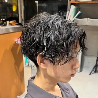 ミディアム 似合わせスタイル 山本風太のヘアスタイル