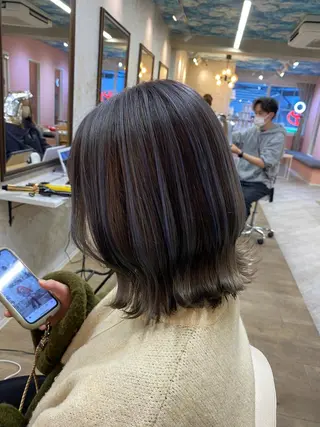 ミディアム カラー 【髪質改善美容師】 KAITOのヘアスタイル