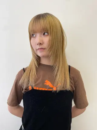 セミロング sakura🌸 レイヤー/韓国ヘアのヘアスタイル