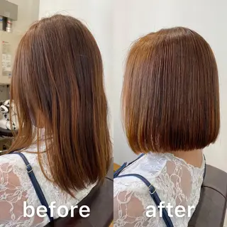 ショート パーマ KIZU 髪質改善 オカルト怪談のヘアスタイル