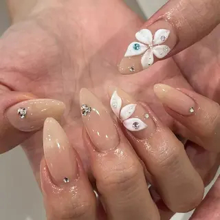 ネイル ワンホン/キラキラ ネイル💎yukaのネイルデザイン