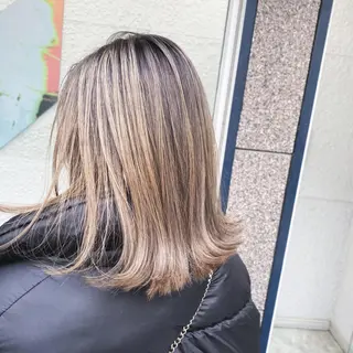 ミディアム カラー ladix hair design所属・【透明感.艶髪】 中原史雄のヘアスタイル