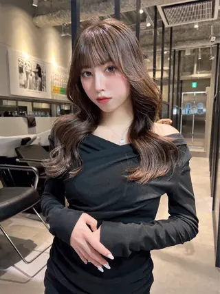 ロング 銀座/韓国/ワンホン 🤍艶髪🖤nahoのヘアスタイル