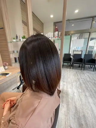 ミディアム パーマ 加藤 未歩のヘアスタイル