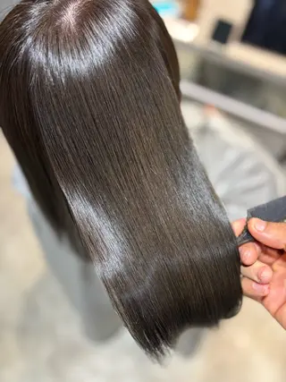 パーマ 艶髪酸性ストレート /髪質改善/寺田警二のヘアスタイル