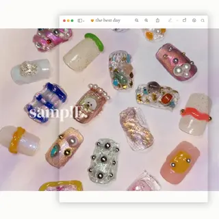 ネイル 💜bora .のネイルデザイン