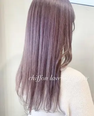ロング カラー ワンホン/韓国ヘア 🤍amiのヘアスタイル