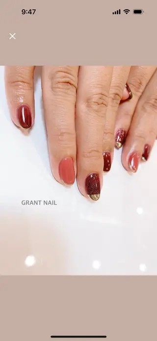 ネイル GRANT NAIL和歌山店所属・浜名 果音のネイルデザイン