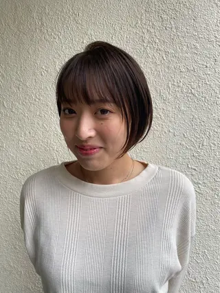 ショート 岩尾 萌々子のヘアスタイル