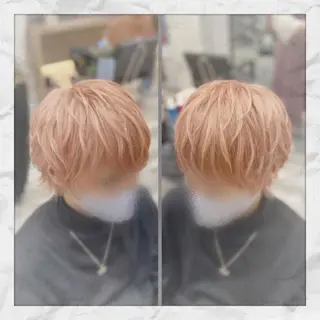 ショート ヘアアレンジ メンズ ヘアセット/着付け 𓇼 松本 夏美𓇼のヘアスタイル