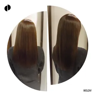 セミロング カラー ✨縮毛矯正✨髪質改善 ナカシマ ユミのヘアスタイル