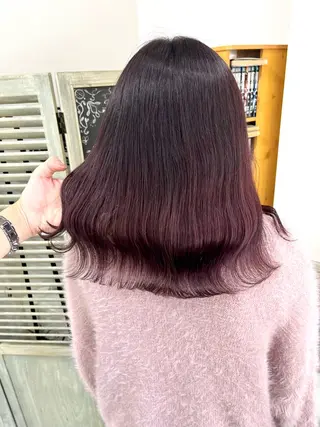 ロング I S所属・🌿透明感カラー 縮毛矯正✨かずきのヘアスタイル