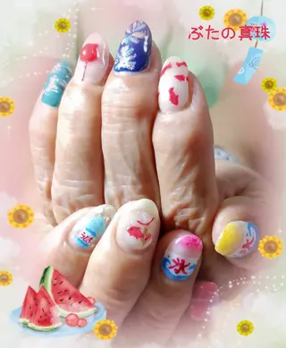 ネイル 林 珠里のネイルデザイン