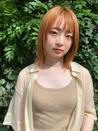 ミディアム 田川 弥空のヘアスタイル