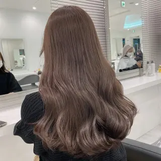 セミロング カラー ヘアアレンジ レイヤー/艶ベージュ /🎀Saki🎀のヘアスタイル