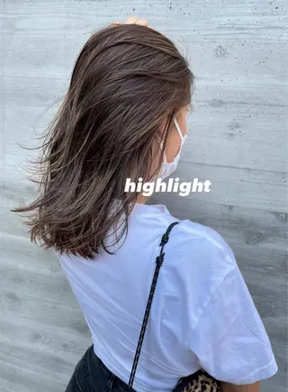 セミロング カラー パーマ ヘアアレンジ ネイル マツエク・マツパ Miku /ブリーチ/ボブのヘアスタイル