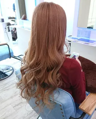ロング カラー ヘアアレンジ 小林 伸行のヘアスタイル